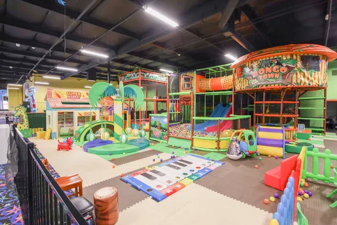 Jungle Play Area for kids at SacTag Sacramento