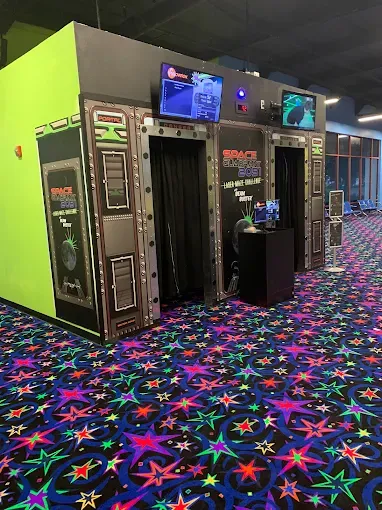 Laser maze challenge room at SacTag near North Highlands CA