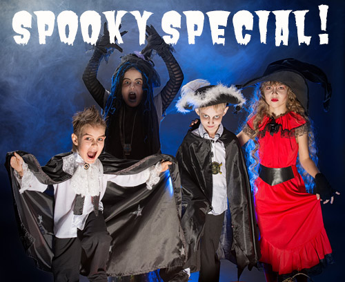 Spooky Special - Kids in scary costumes